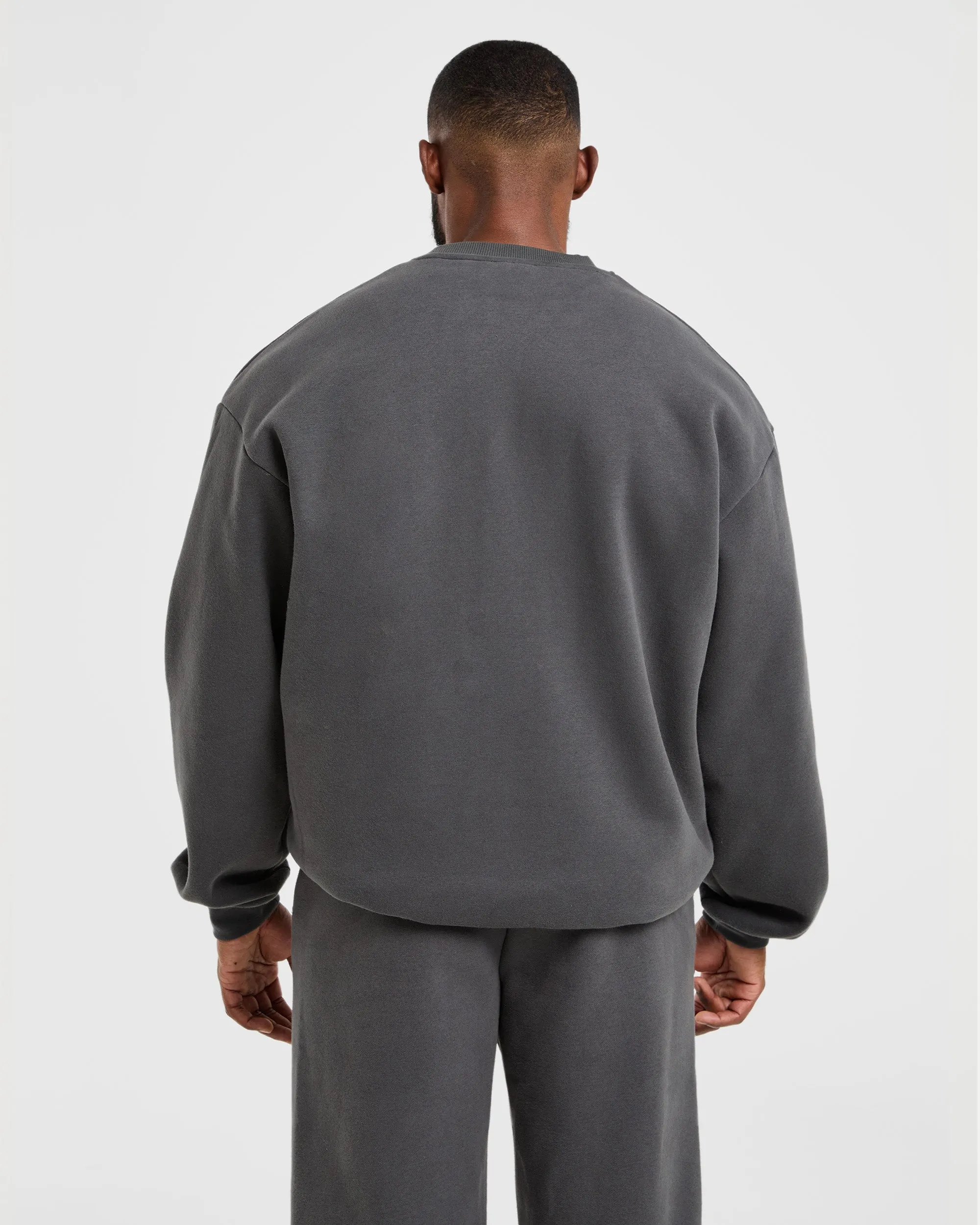 Academy Oversized Sweater - Charcoal