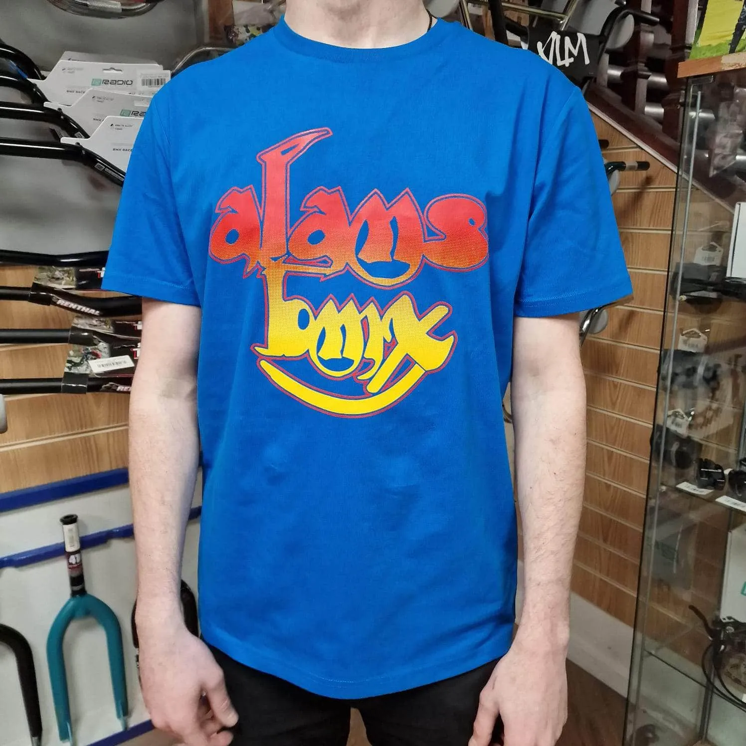 Alans BMX Yes Stella / Stanley T-shirt Royal