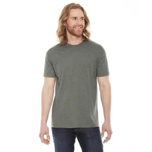 American Apparel Unisex Heather Lieutenant 50/50 Short Sleeve Tee