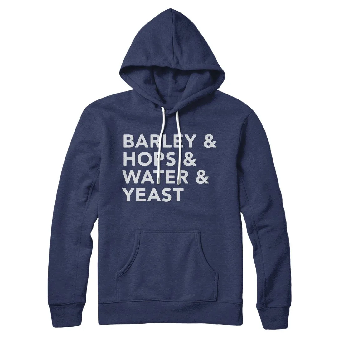 Barley & Hops & Water & Yeast Hoodie