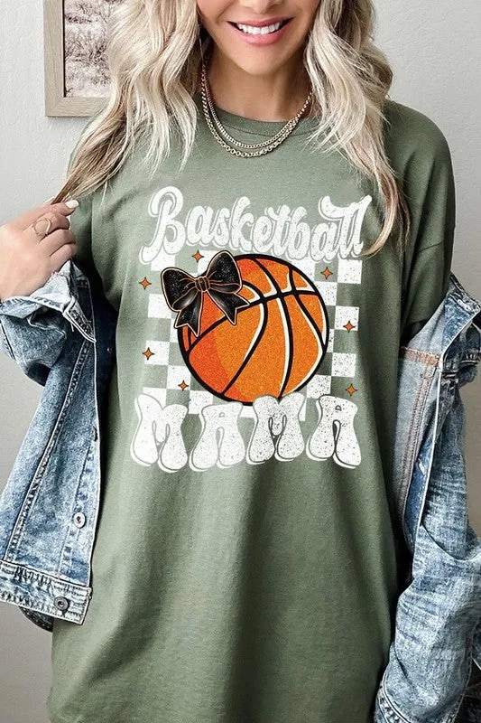 Basketball Mama Graphic Heavy Cotton Tee