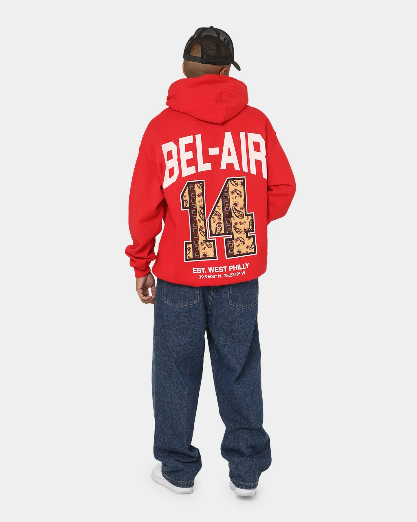 Bel Air Bel-Air 14 Hoodie Red