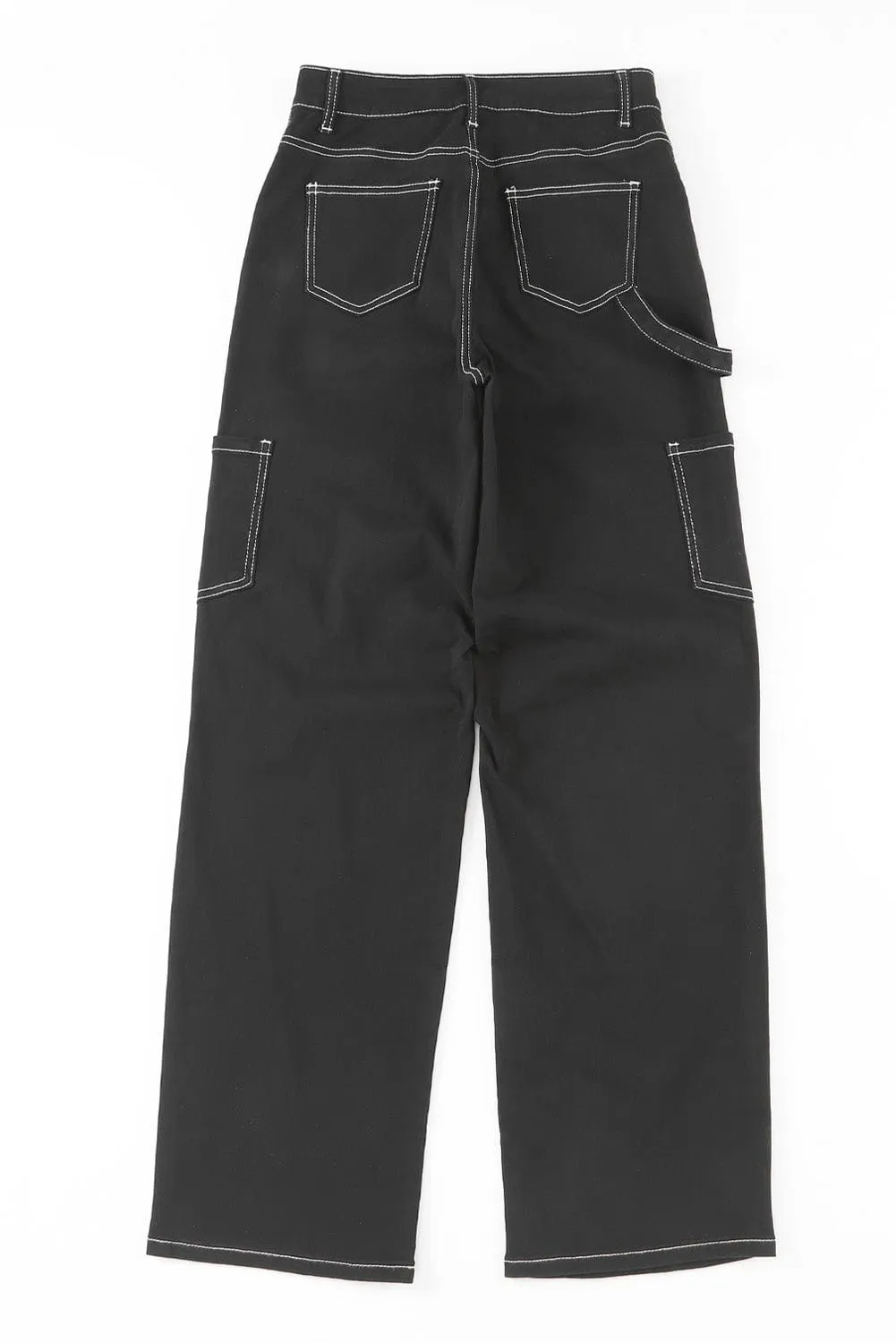 Black Cargo Pants with a Modern Twist