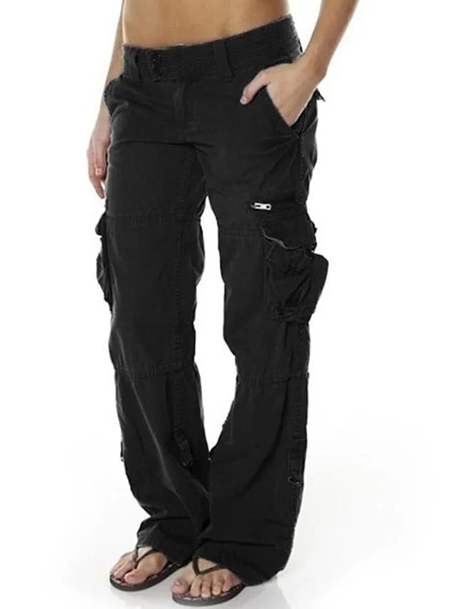 Black Cargo Pants with a Modern Twist