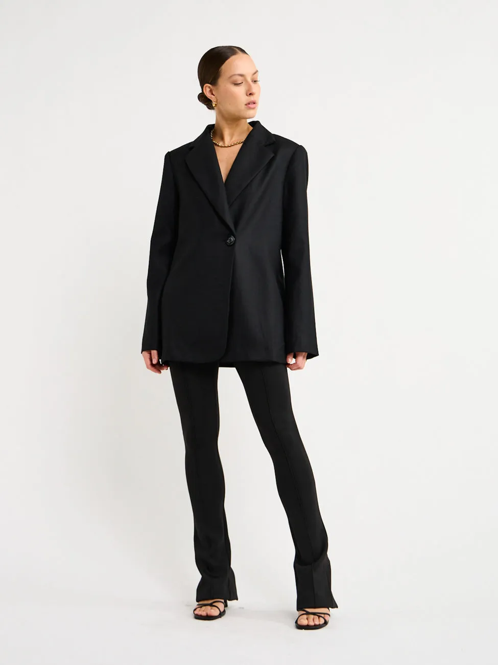 By Nicola Frankie Oversized Blazer in Black