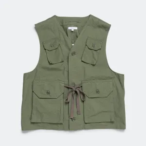 C-1 Vest - Olive Cotton Ripstop