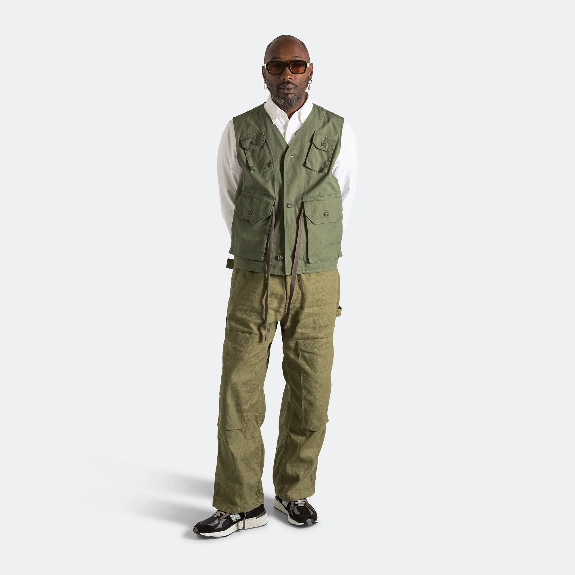 C-1 Vest - Olive Cotton Ripstop