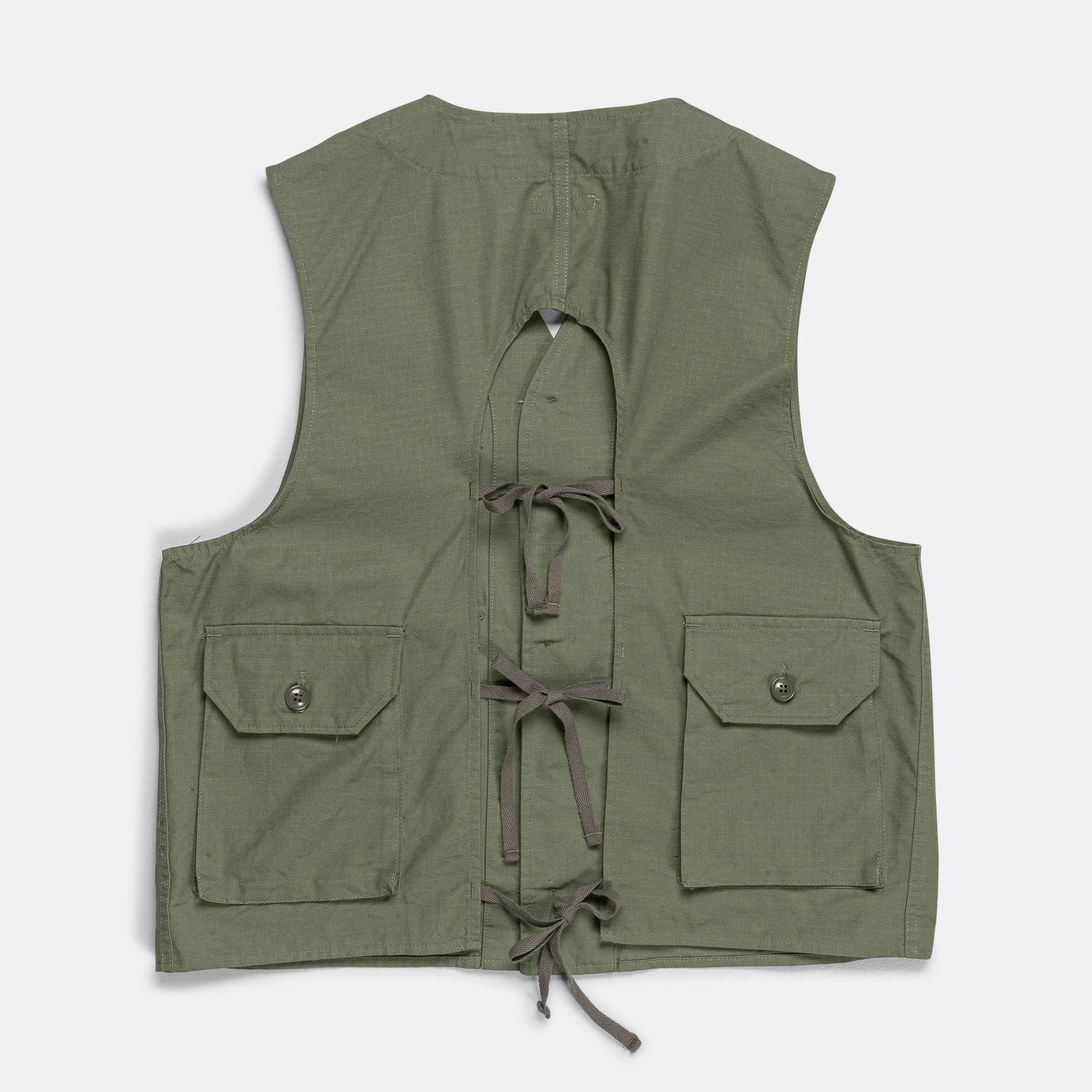 C-1 Vest - Olive Cotton Ripstop