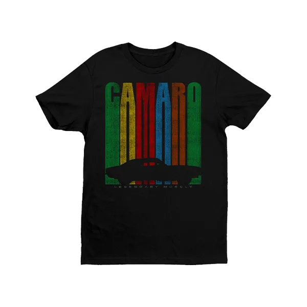 Camaro Legendary Long Stripes T-Shirt