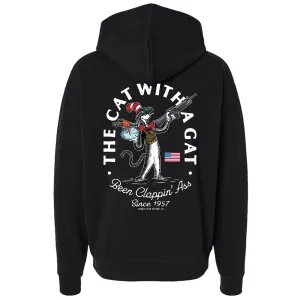 Cat with a Gat Remix Men's Hoodie