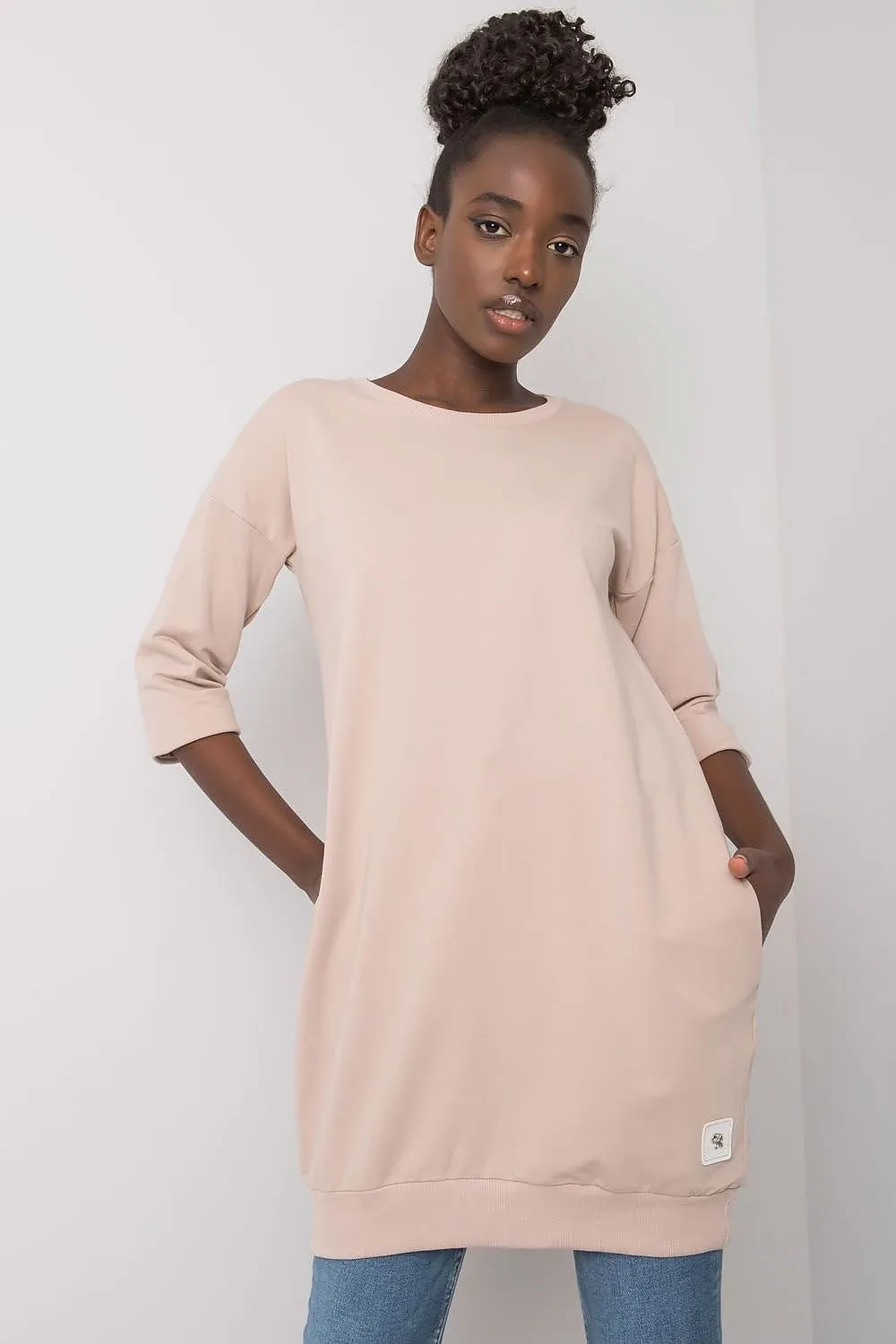 Chic and Cozy Sweatshirt Dress for All-Day Wear