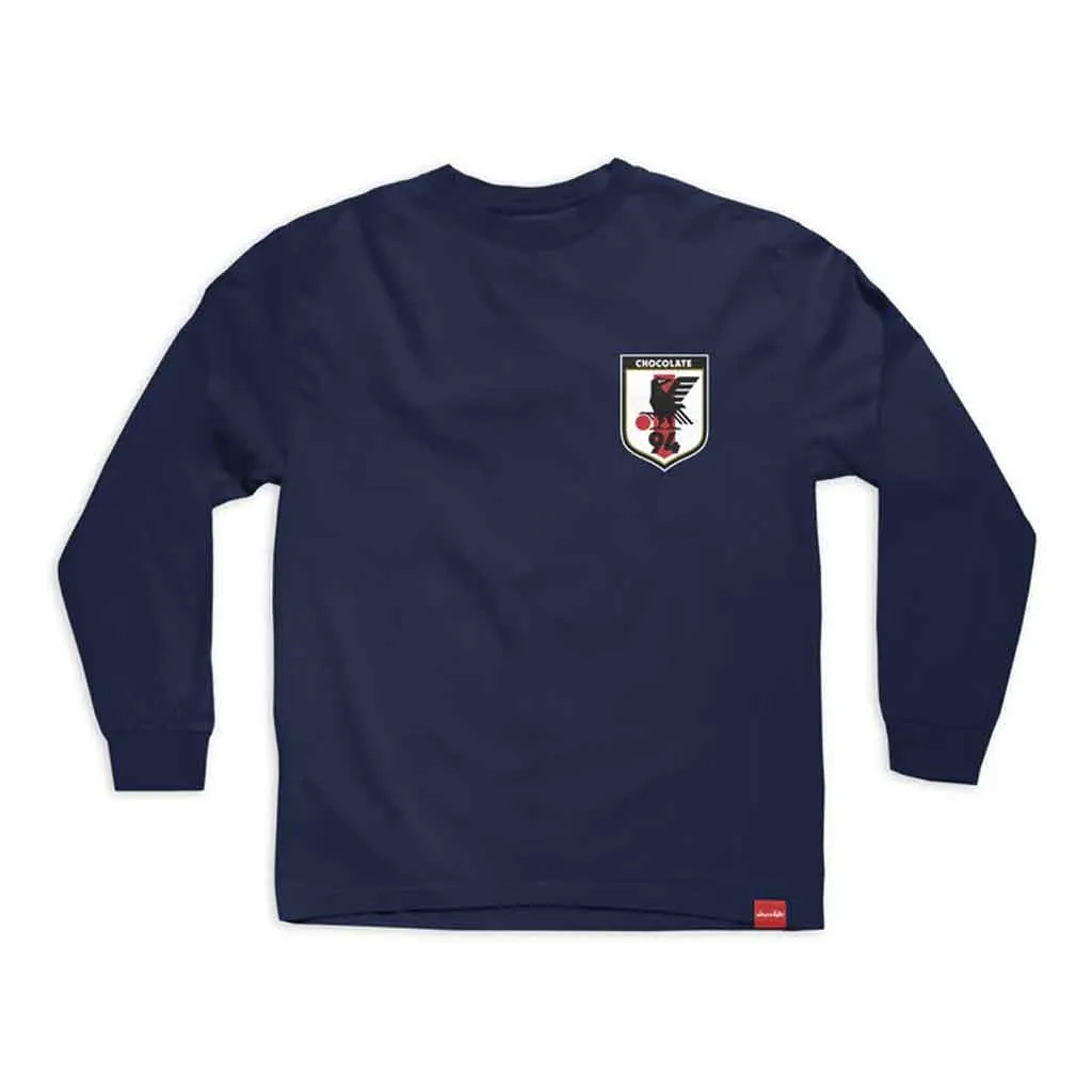 Chocolate Japan Soccer L/S Tee - Navy