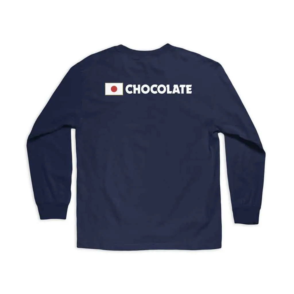 Chocolate Japan Soccer L/S Tee - Navy