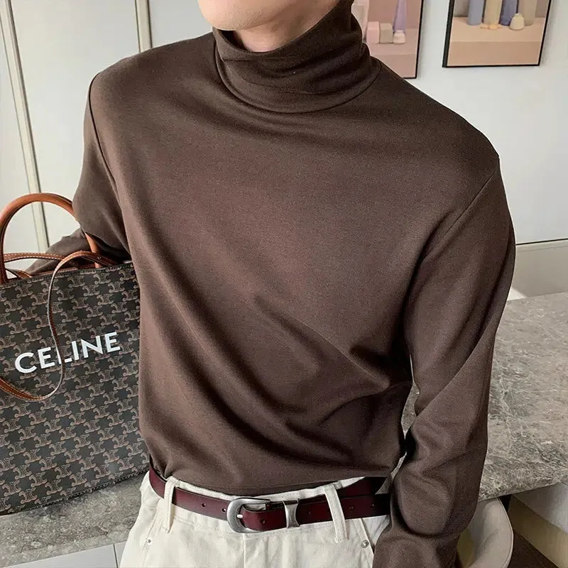 Classic-fit High Neck Pullover