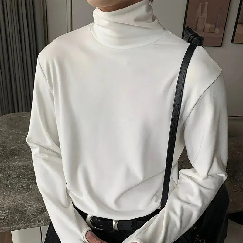 Classic-fit High Neck Pullover