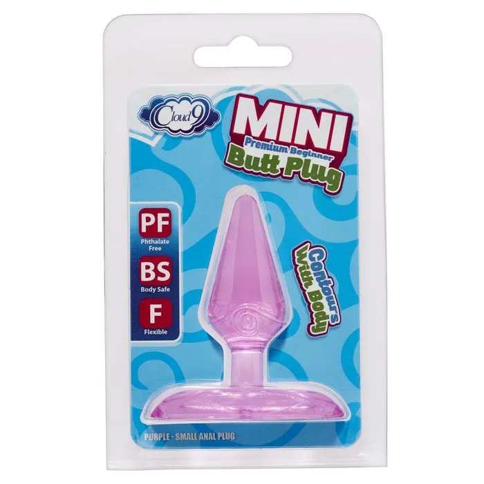 CLOUD 9 MINI BUTT PLUG PURPLE