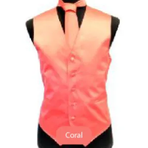 Coral Mens Solid Vest