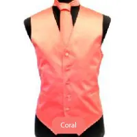 Coral Mens Solid Vest