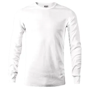 Cotton White Long Sleeve T-Shirt