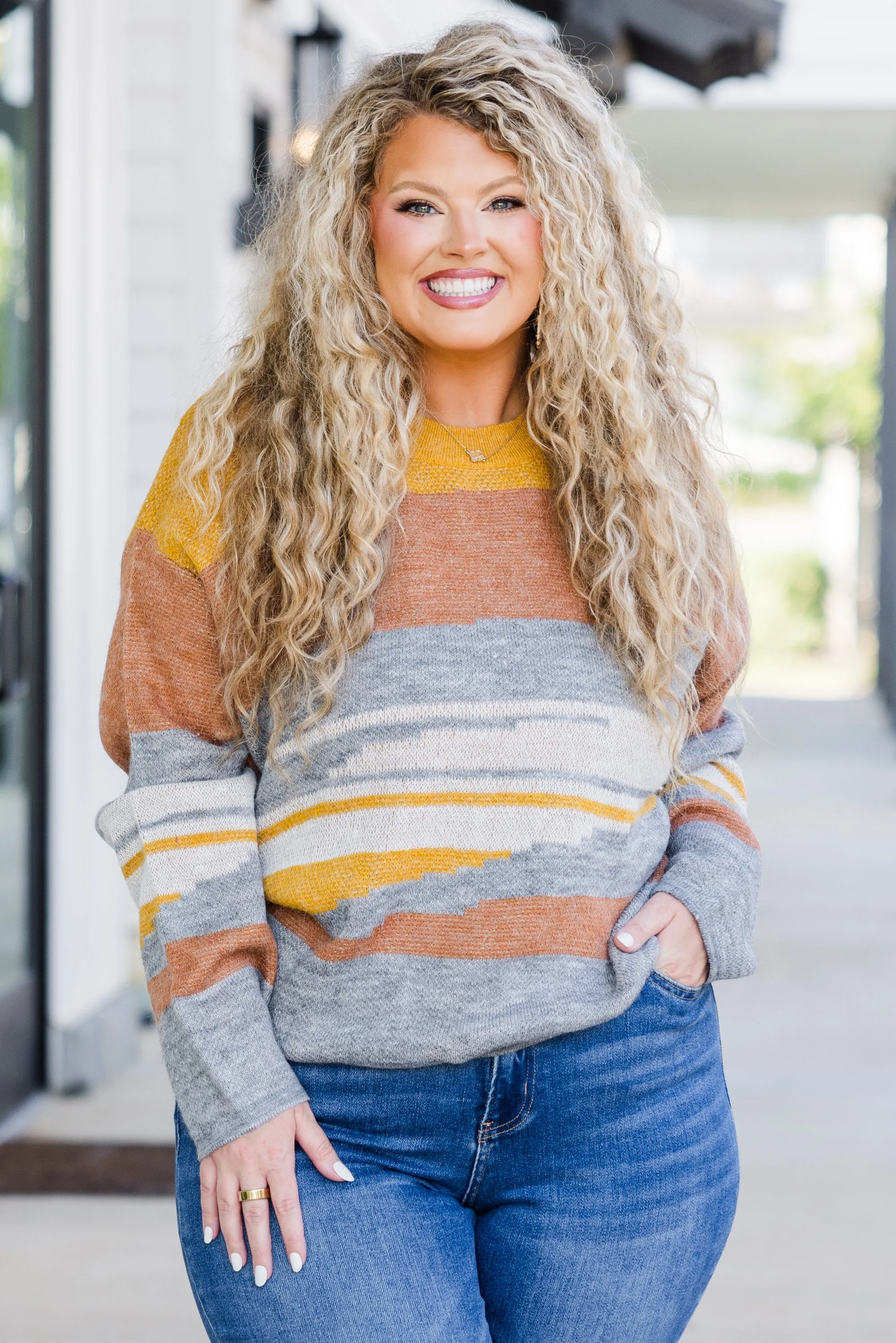 Cozy By The Fire Pit Sweater, Multi