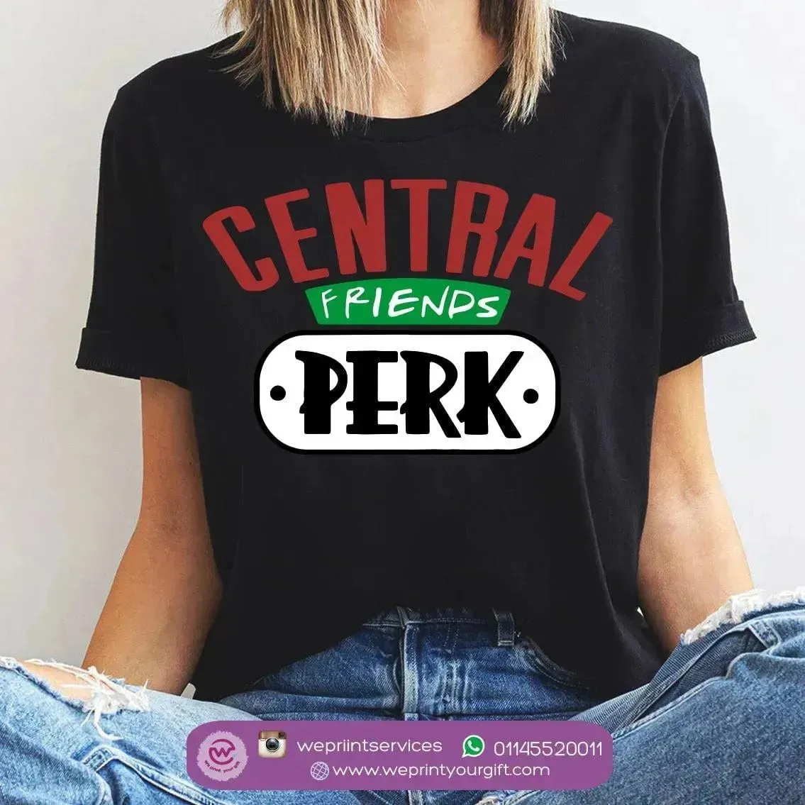 Half sleeve T-shirt- Friends