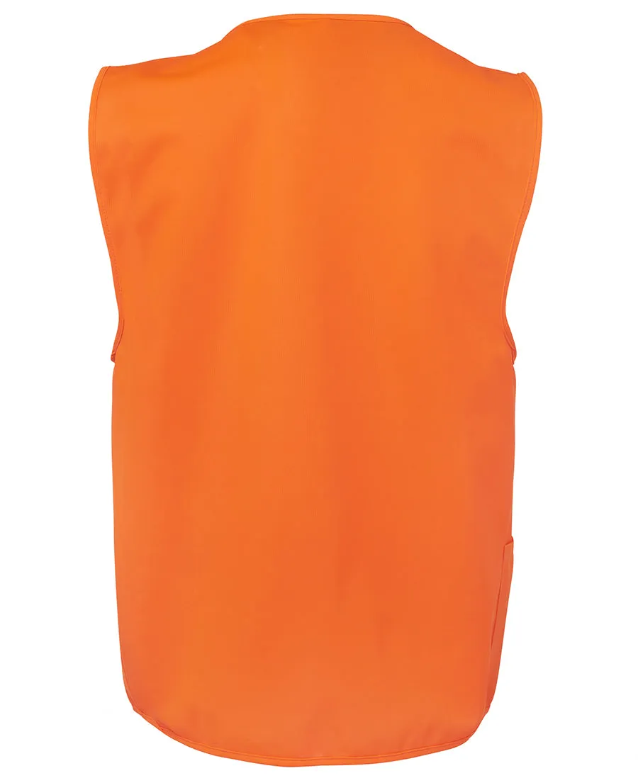 JB's Hi Vis Zip Safety Vest (JBS6HVSZ)