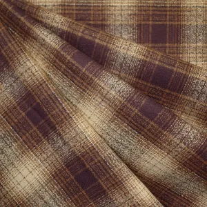 Mammoth Flannel Tonal Tartan Plaid Espresso SY