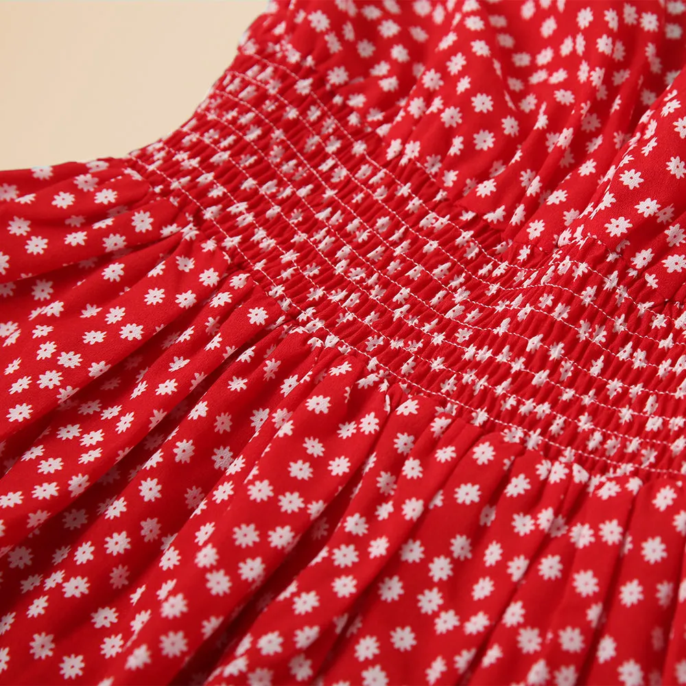 Mom & Me Swiss Dot Chiffon Dress