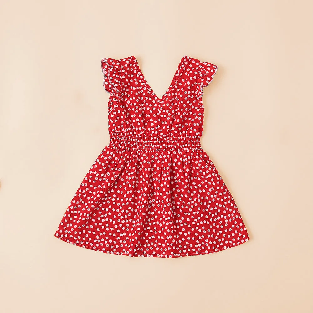 Mom & Me Swiss Dot Chiffon Dress