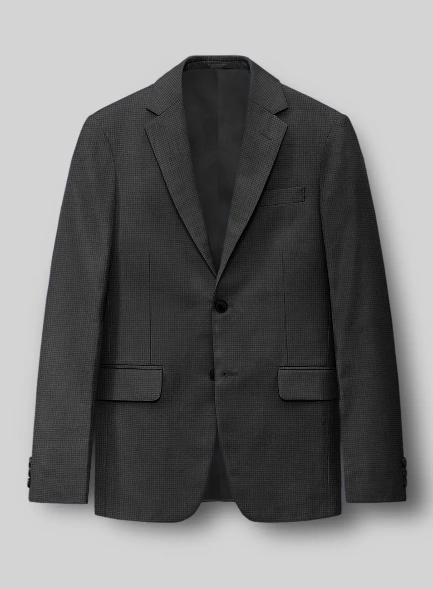 Napolean Mini Houndstooth Gray Wool Jacket