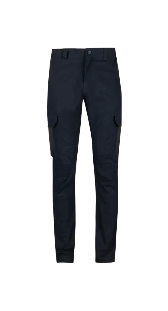 Navy trekker comfort cargo trousers