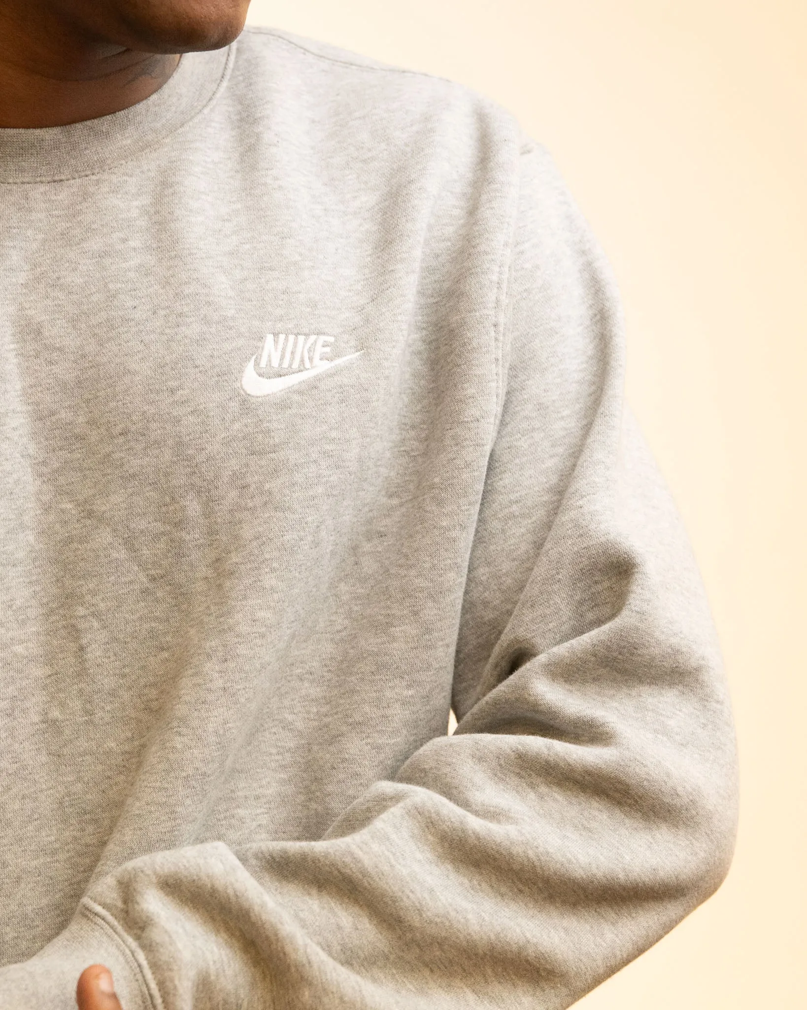 Nike Club Crewneck Grey Sweatshirt