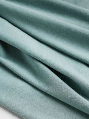 Organic Cotton Jersey Knit - Teal