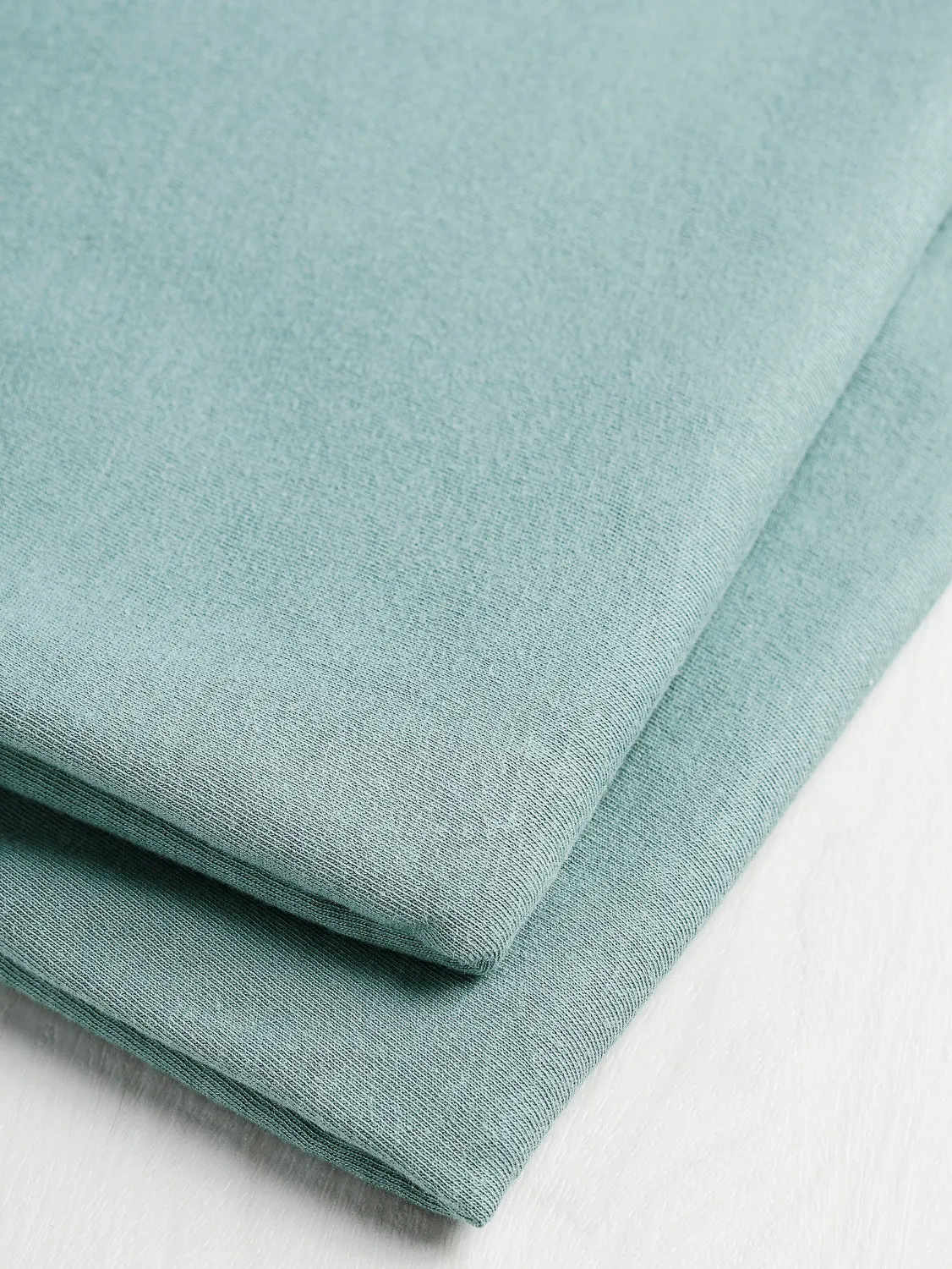 Organic Cotton Jersey Knit - Teal