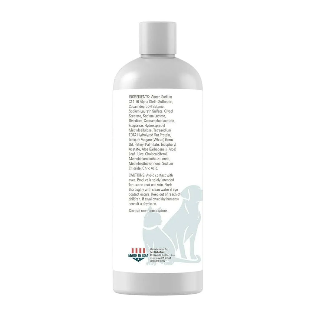 Pet Scholars Oatmeal & Aloe Shampoo Skin Soothing, Itch-Relief (16 fl oz)