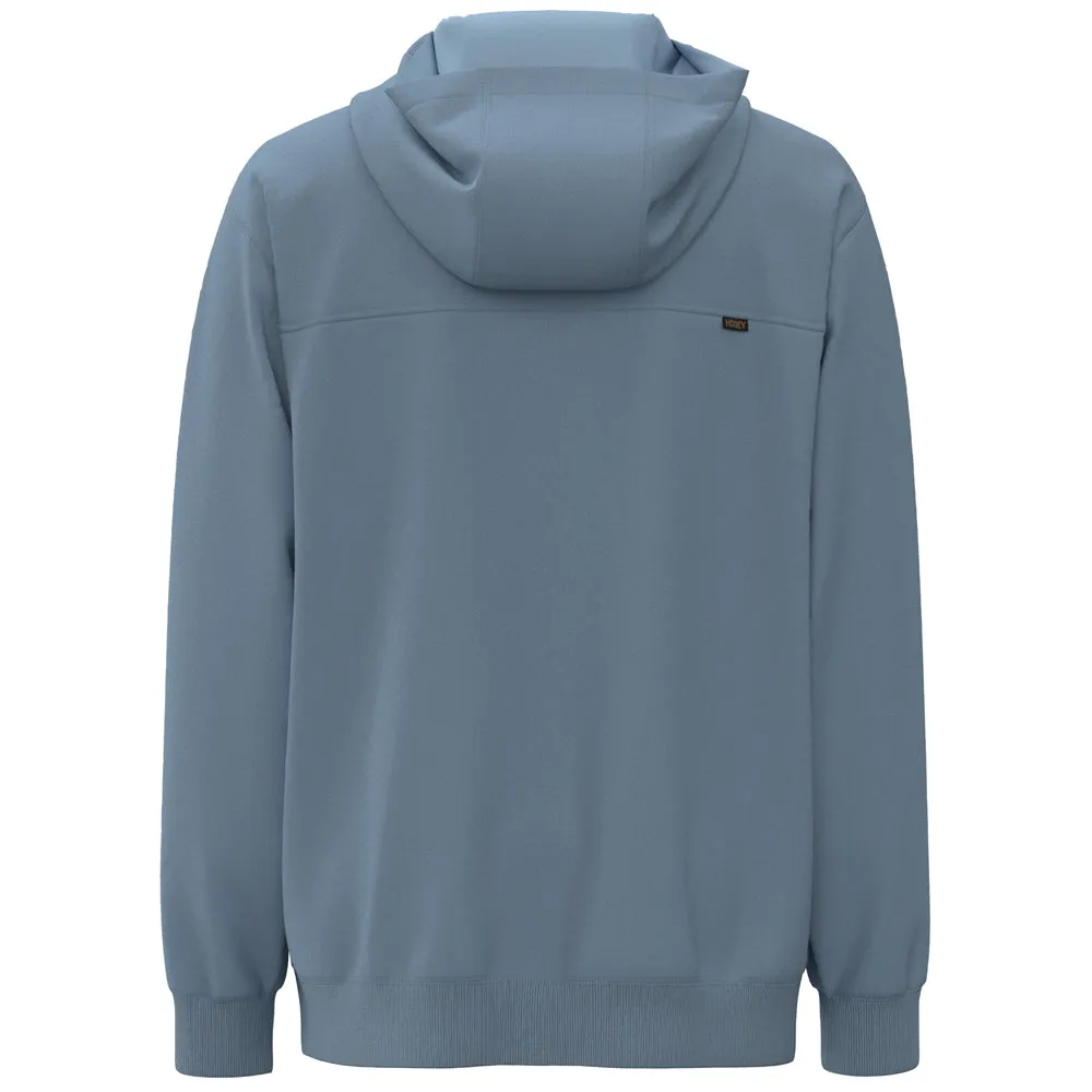 "Premium" Hoody Blue w/Grey