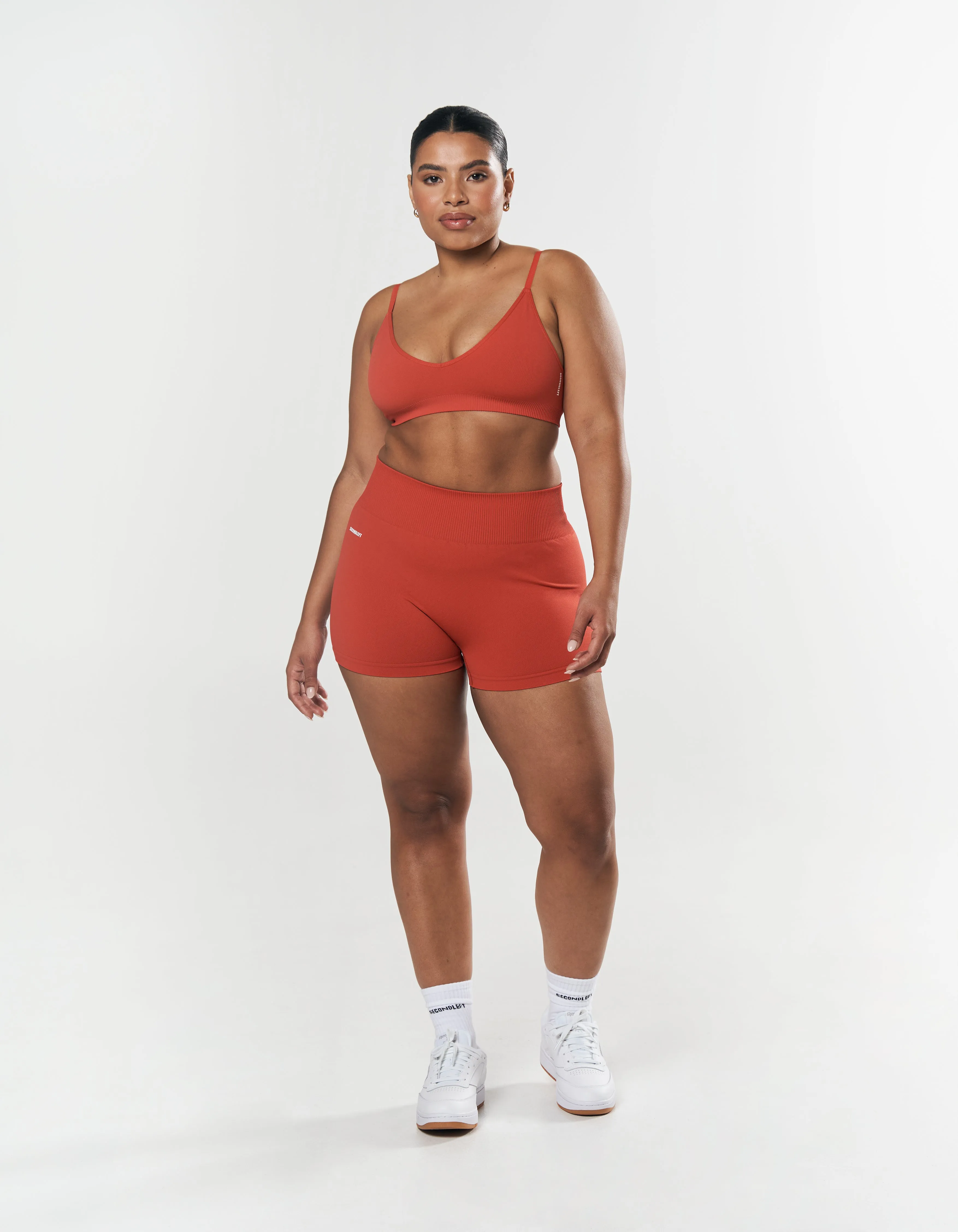 Seamless Base Bralette - Red