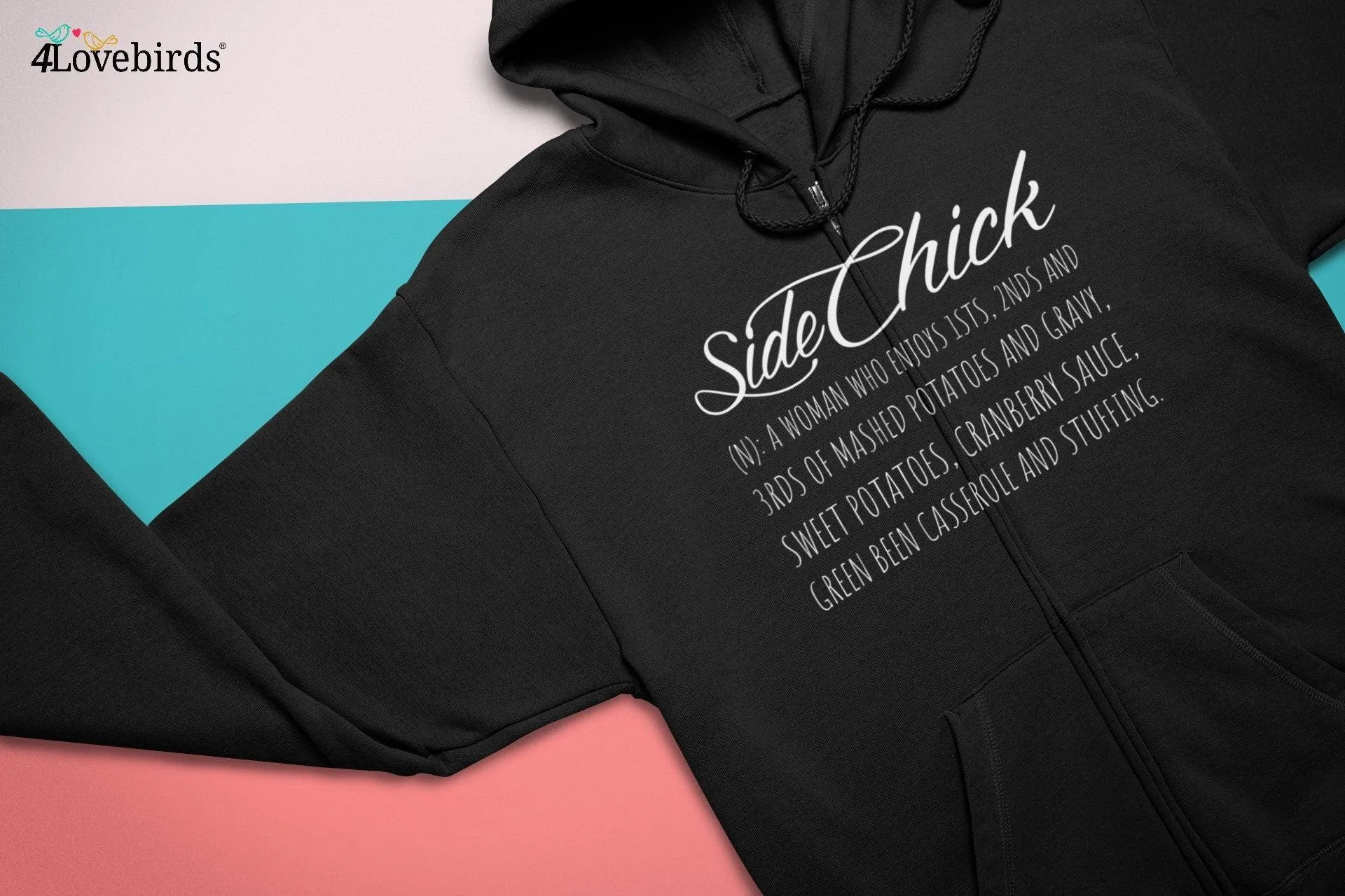 Side Chick Hoodie, Hello Pumpkin rainbow Sweatshirt, Thanksgiving Food Long Sleeve, Family Thanksgiving Shirt, Thanksgiving Dinner Gifts