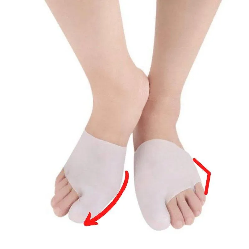 Silicone Sleeve Big Toe and Pinky Toe Corrector