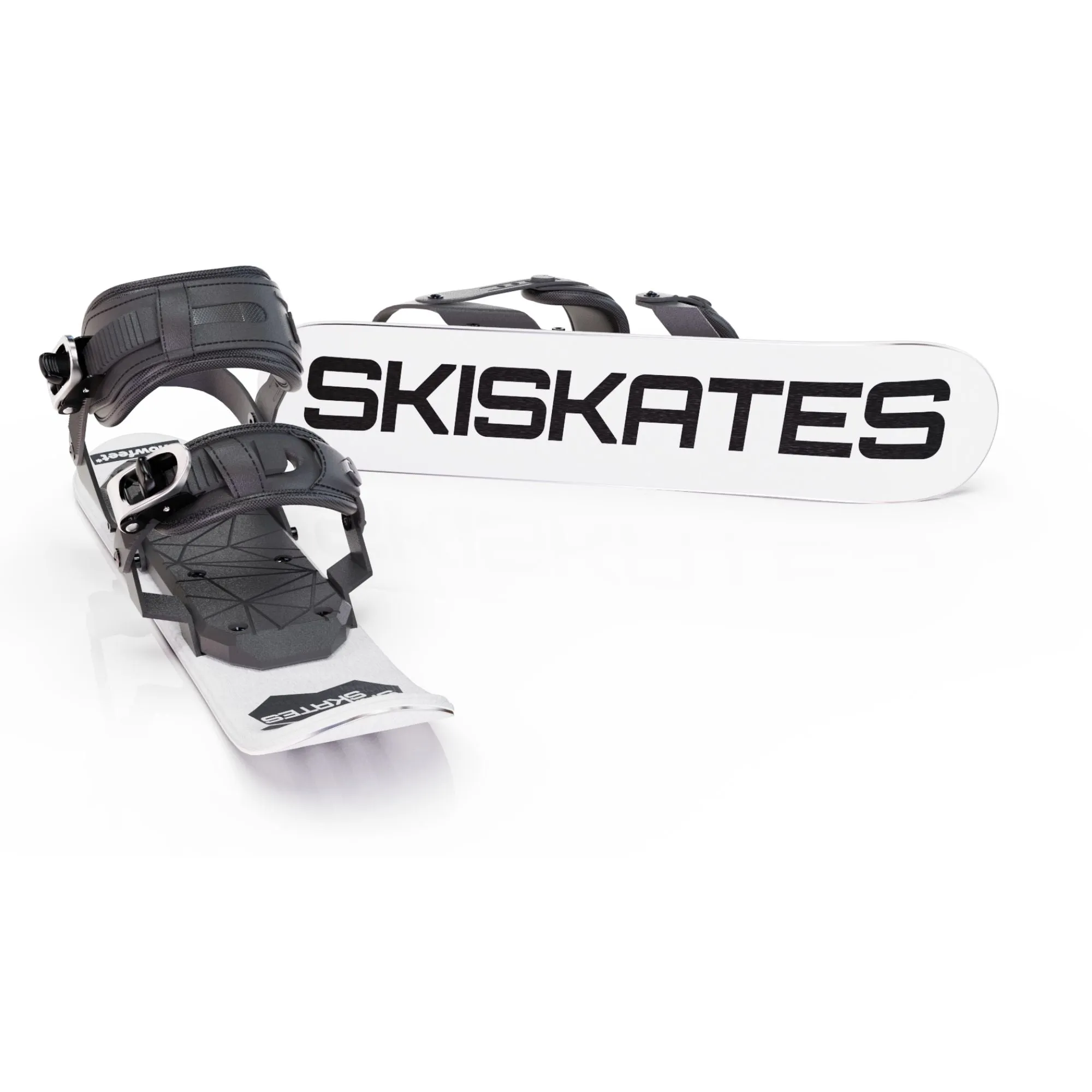 Skiskates by Snowfeet* | 44 CM | Skiblades Snowblades | Snowboard Boots Model