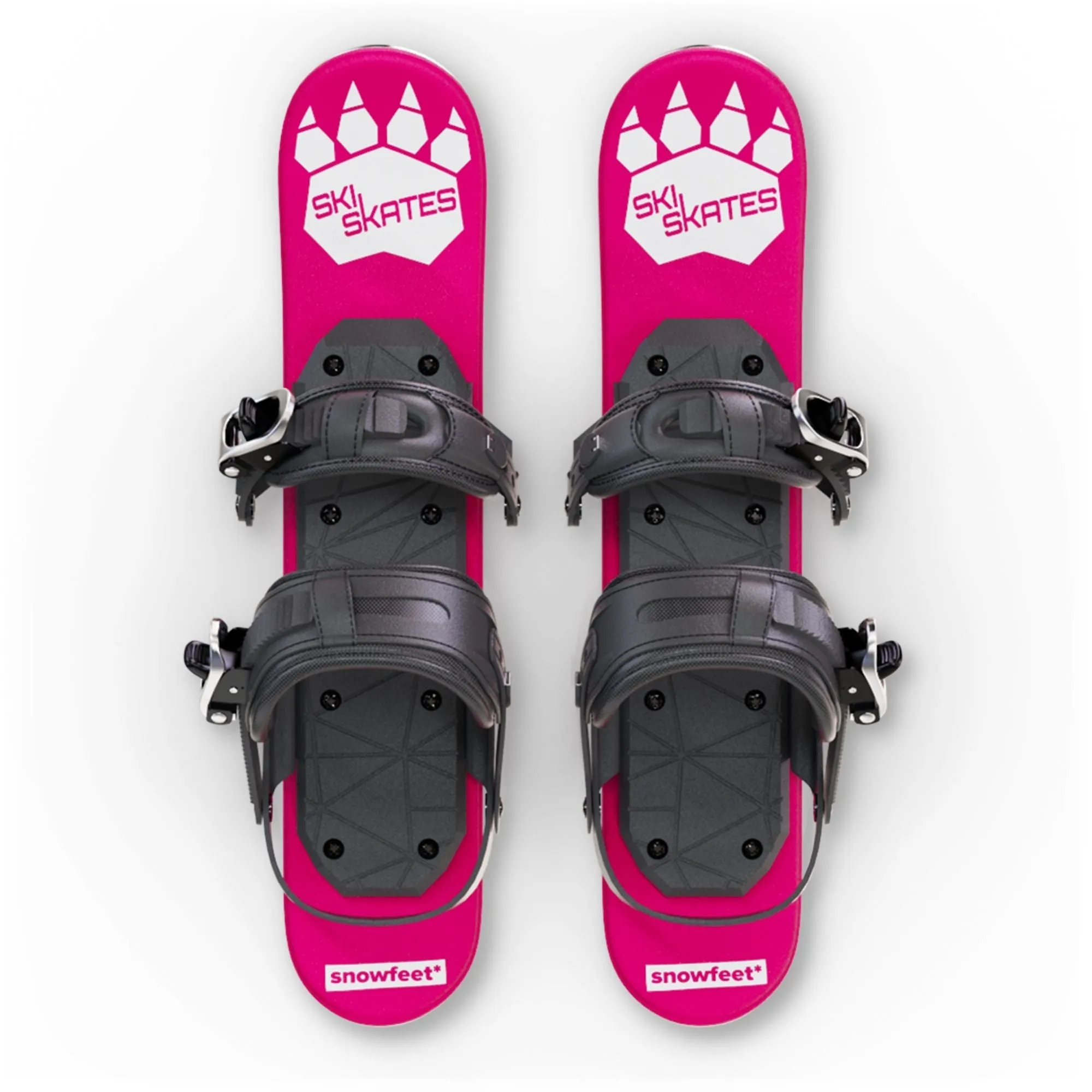 Skiskates by Snowfeet* | 44 CM | Skiblades Snowblades | Snowboard Boots Model