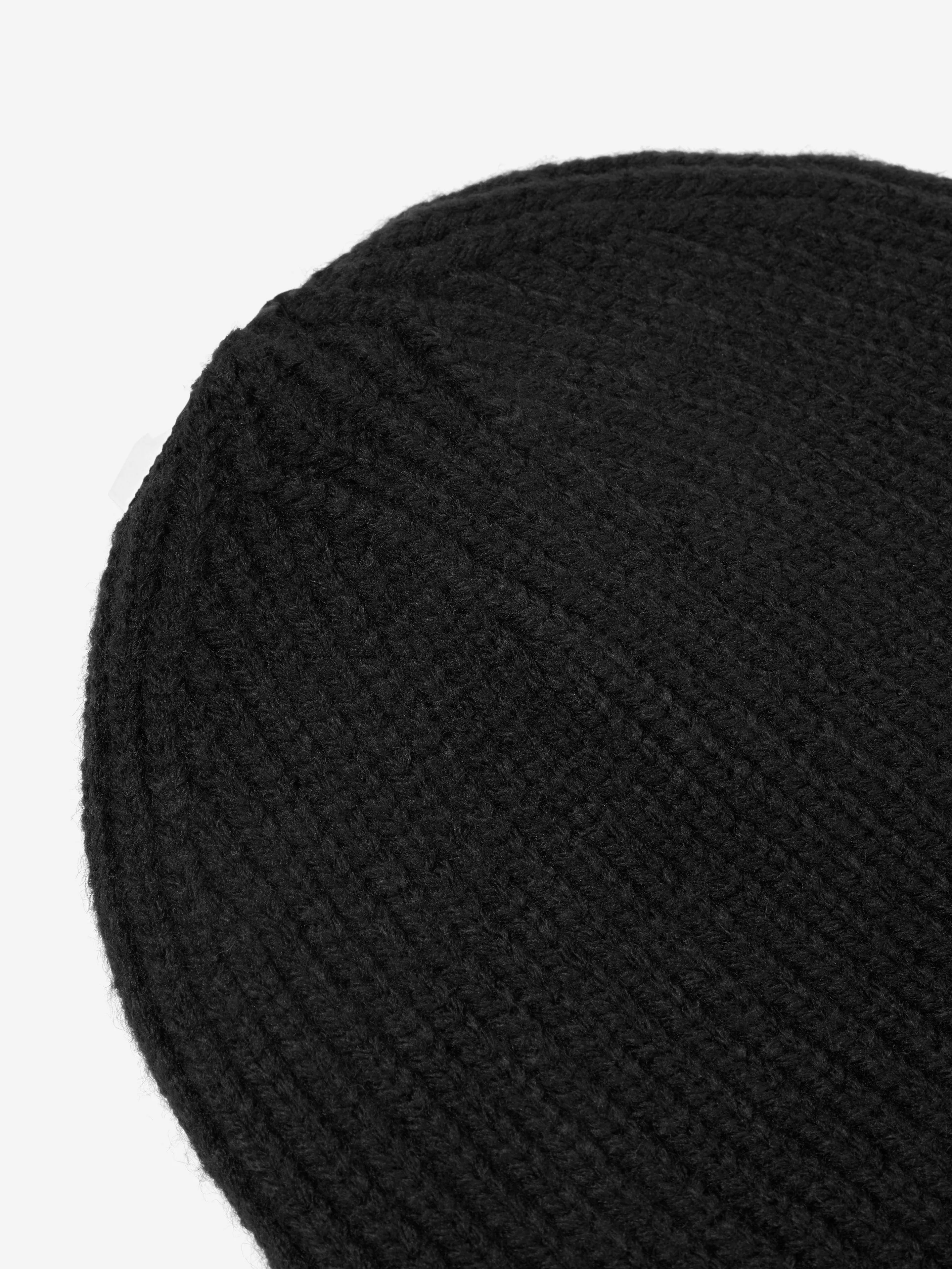 The North Face Kids Box Logo Cuffed Beanie in Black