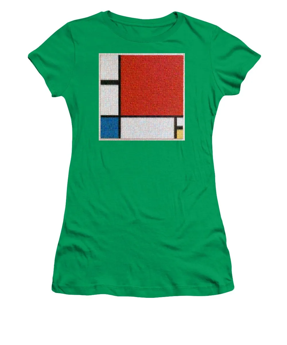 Tribute to Mondrian - Women's T-Shirt