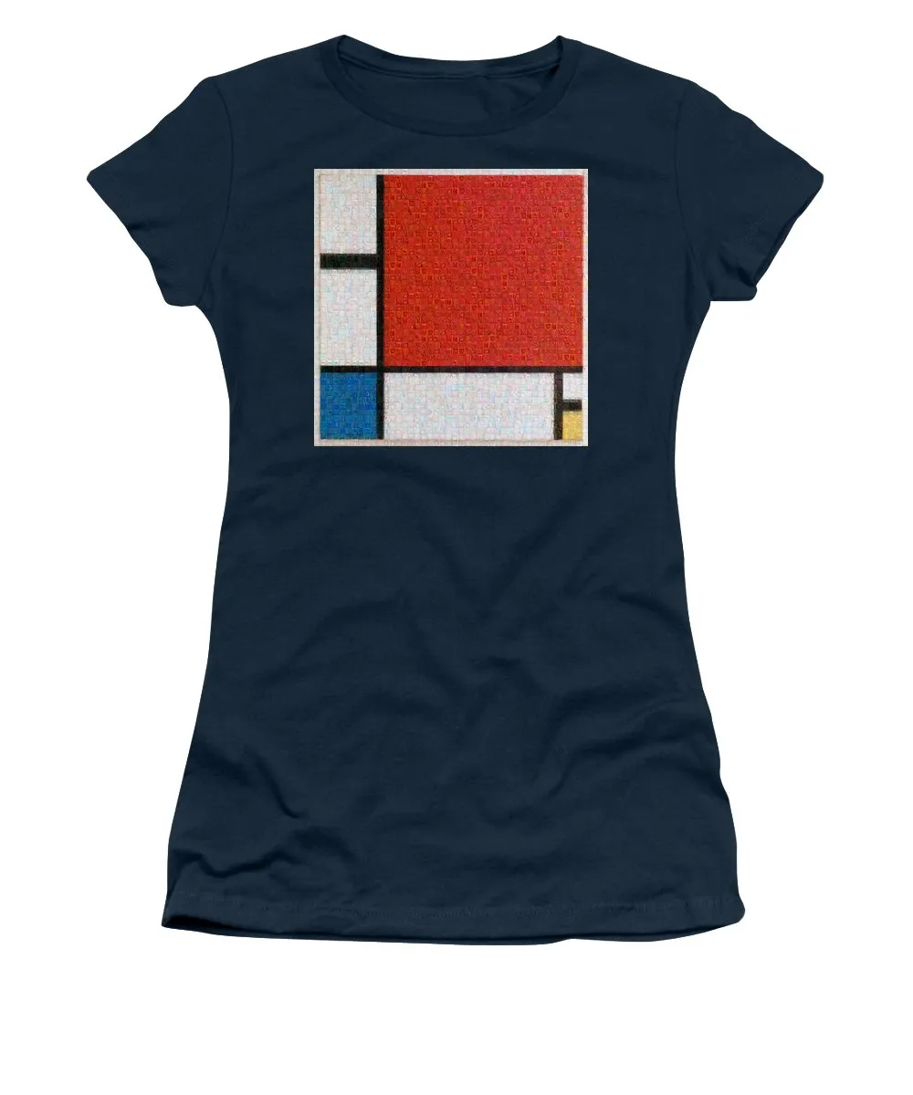 Tribute to Mondrian - Women's T-Shirt