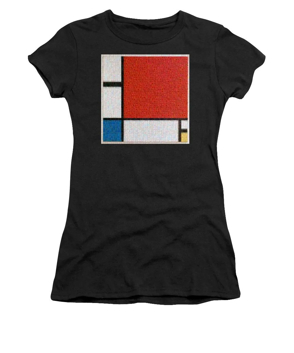 Tribute to Mondrian - Women's T-Shirt