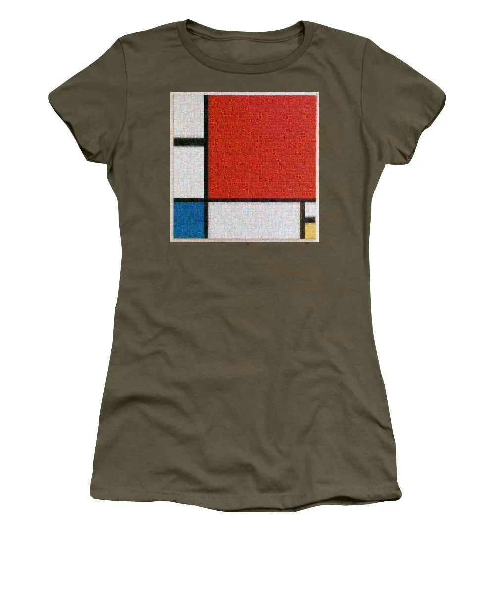 Tribute to Mondrian - Women's T-Shirt