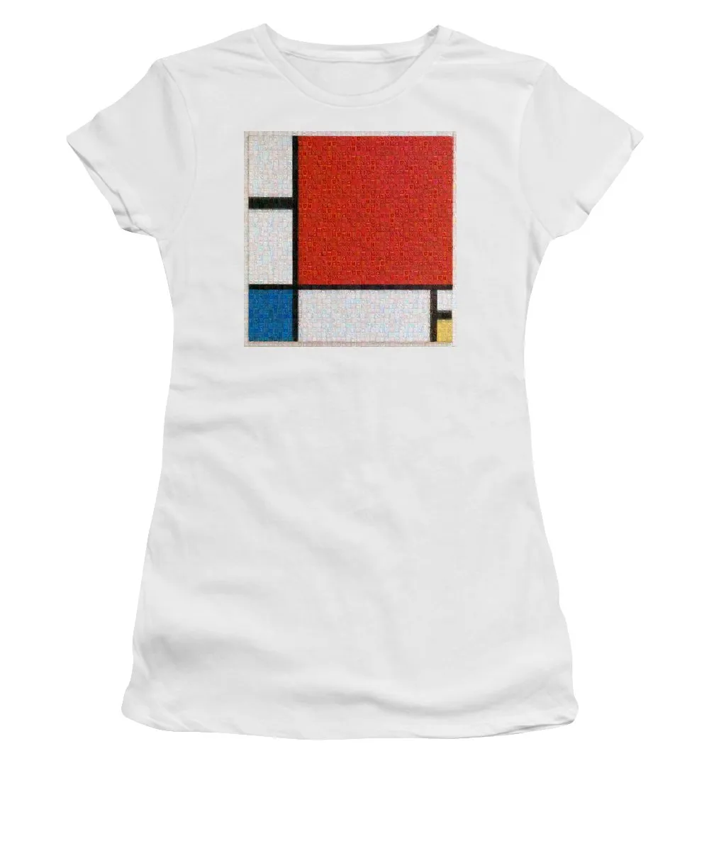 Tribute to Mondrian - Women's T-Shirt