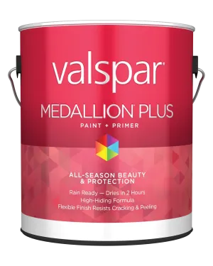 Valspar® Medallion® Plus Exterior Paint   Primer Semi-Gloss 1 Quart Tint Base