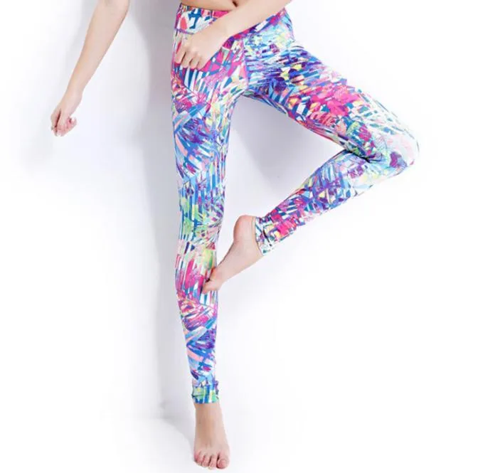 Vibrant Floral Yoga Set