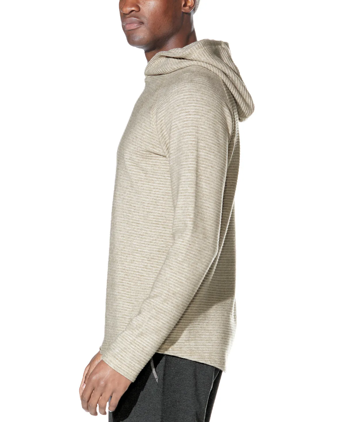 Wolfe Knit Hoodie (Heather Khaki)